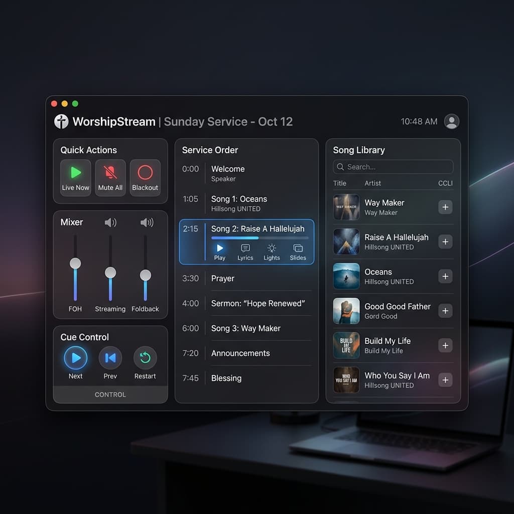Remote desktop layout